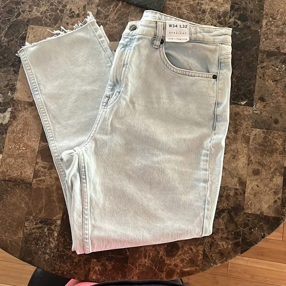 TOPSHOP Straight leg high-rise denim jeans - Picture 5 of 6